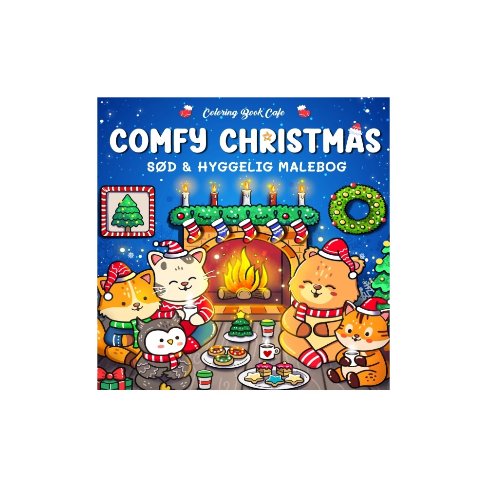 Produktbild för Målarbok: Comfy Christmas – Cozy Coloring | Coloring Book Ca...