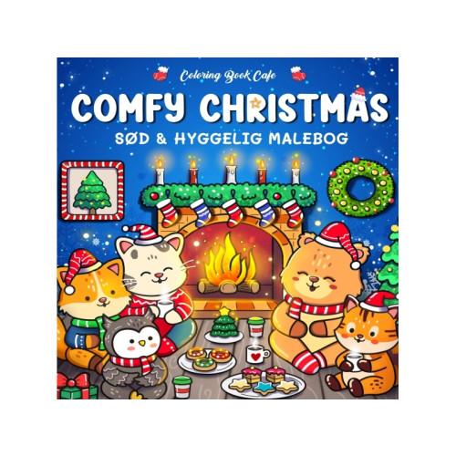 Legind Målarbok: Comfy Christmas – Cozy Coloring | Coloring Book Ca...