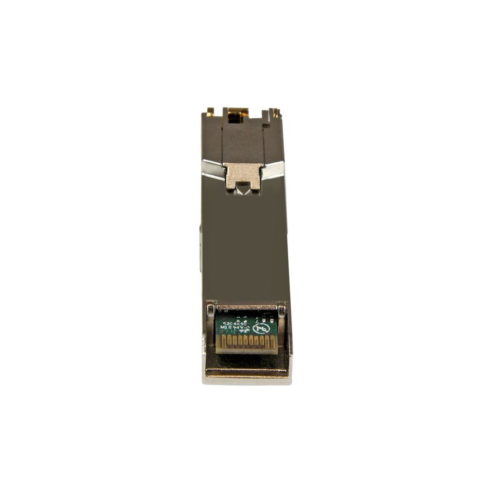 Produktbild för Startech HPE JD089B Compatible SFP Module, 1000BASE-T, SFP to RJ45 Cat6/Cat5e, 1GE Gigabit Ethernet SFP, RJ-45 (Copper) 100m, HPE 5820AF, 12500, 5500, 1Gbps Mini GBIC Transceiver SFP - Lifetime Warranty (JD089BST) - SFP-sändar/mottagarmodul (mini-GBIC) - 