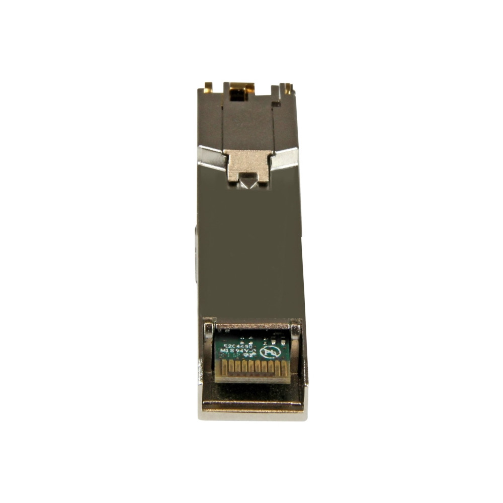 Produktbild för Startech HPE JD089B Compatible SFP Module, 1000BASE-T, SFP to RJ45 Cat6/Cat5e, 1GE Gigabit Ethernet SFP, RJ-45 (Copper) 100m, HPE 5820AF, 12500, 5500, 1Gbps Mini GBIC Transceiver SFP - Lifetime Warranty (JD089BST) - SFP-sändar/mottagarmodul (mini-GBIC) - 