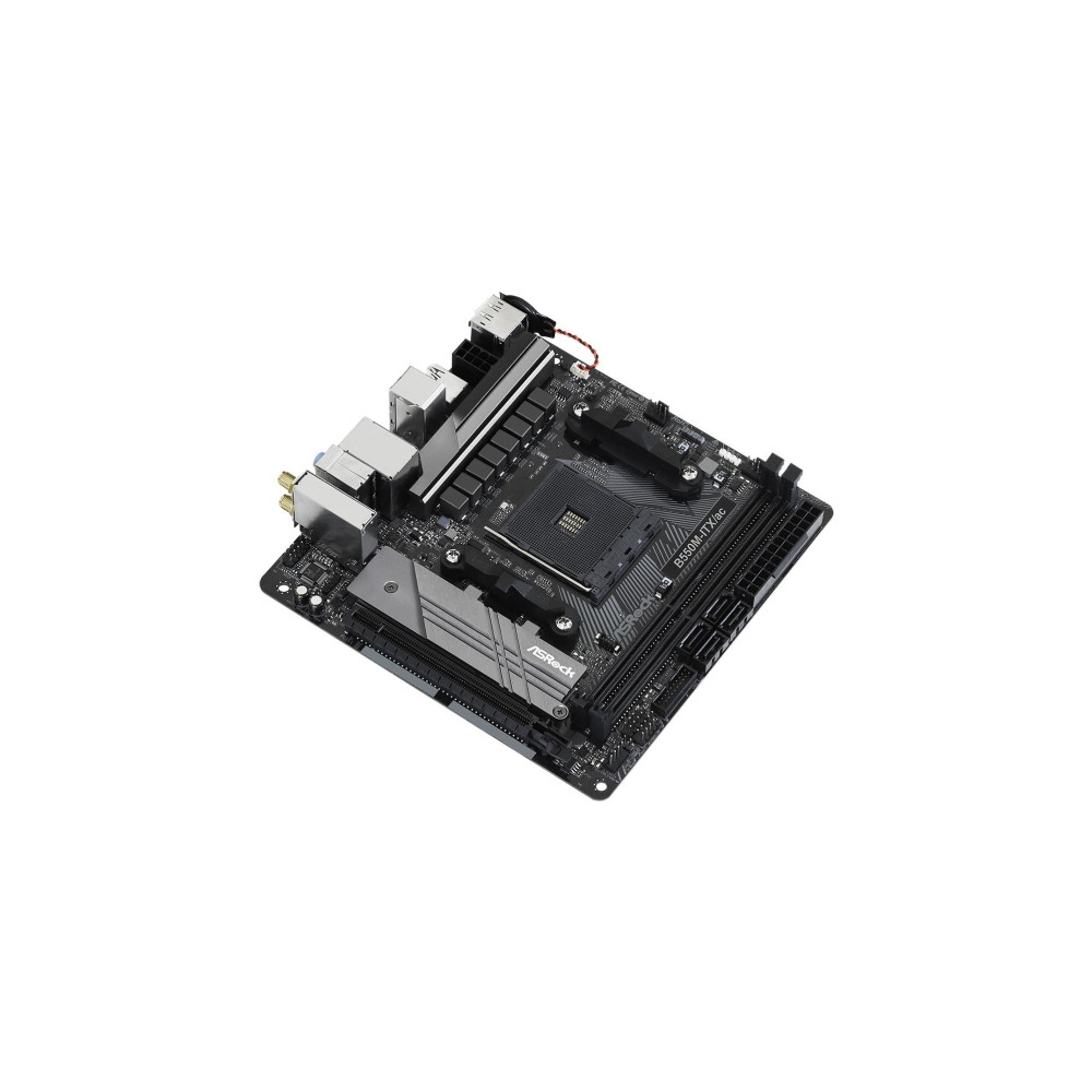 Produktbild för ASRock B550M-ITX/ac - moderkort - mini ITX - Socket AM4 - AMD B550