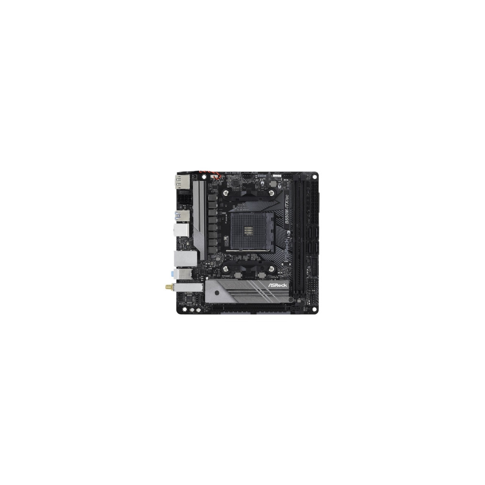 Produktbild för ASRock B550M-ITX/ac - moderkort - mini ITX - Socket AM4 - AMD B550
