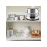 Produktbild för Tefal Convenient Series VC502D10 Deluxe - ångkokare - rostfritt stål