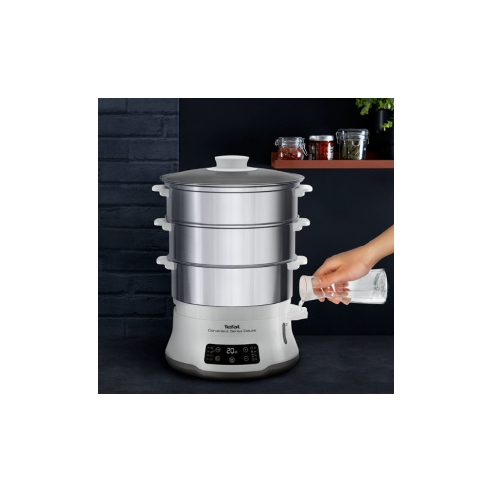Produktbild för Tefal Convenient Series VC502D10 Deluxe - ångkokare - rostfritt stål