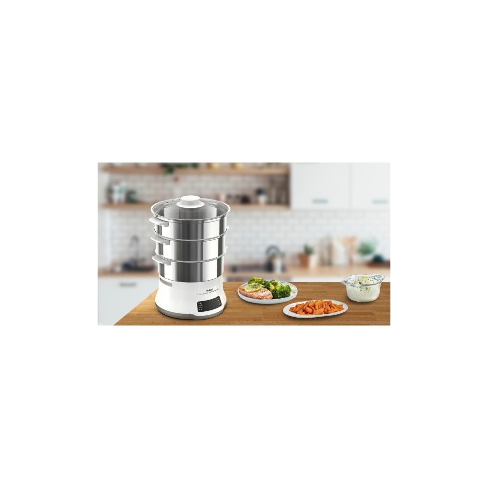 Produktbild för Tefal Convenient Series VC502D10 Deluxe - ångkokare - rostfritt stål