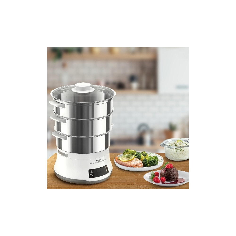 Produktbild för Tefal Convenient Series VC502D10 Deluxe - ångkokare - rostfritt stål