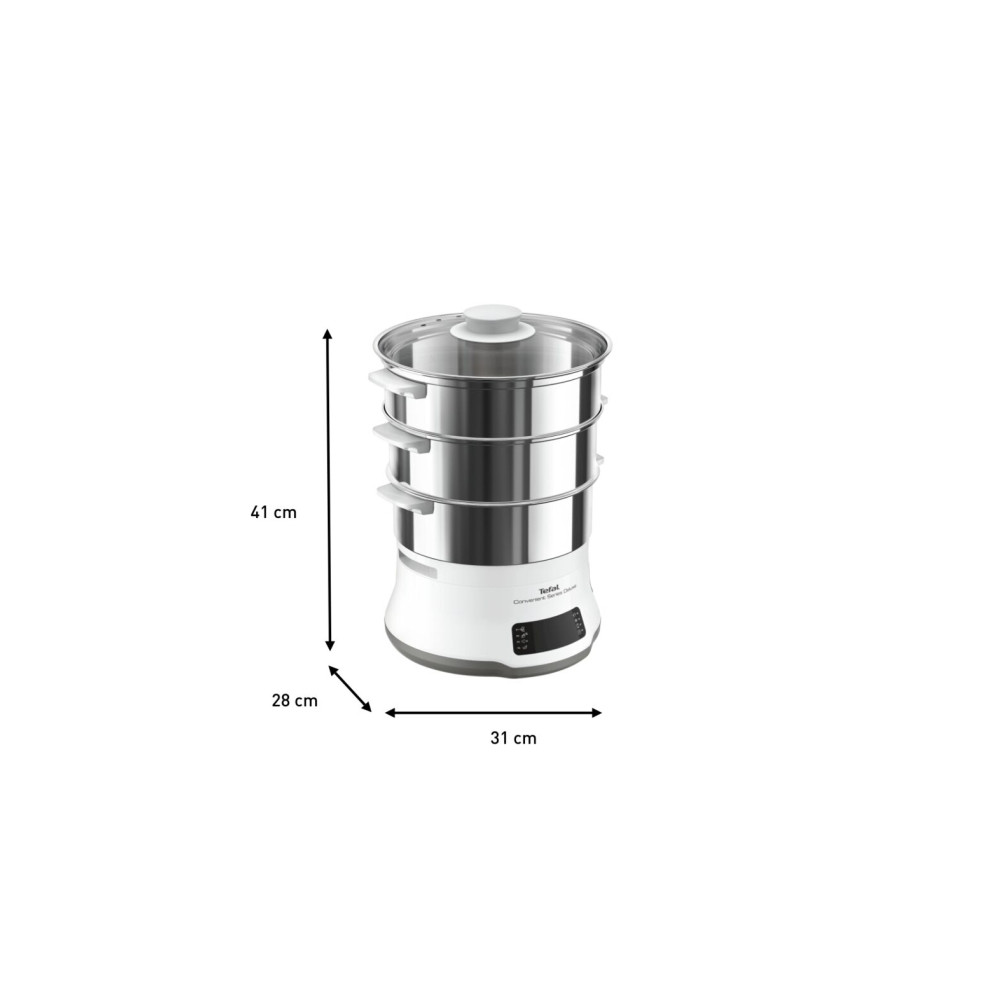 Produktbild för Tefal Convenient Series VC502D10 Deluxe - ångkokare - rostfritt stål