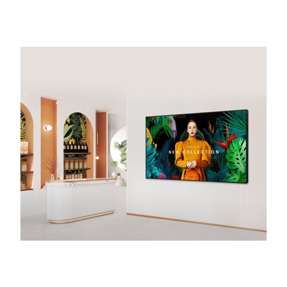 Produktbild för Samsung QB50C QBC Series - 50" LED-bakgrundsbelyst LCD-skärm - 4K - för digital skyltning