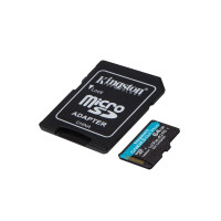 Produktbild för Kingston Canvas Go! Plus - flash-minneskort - 64 GB - mikroSDXC UHS-I