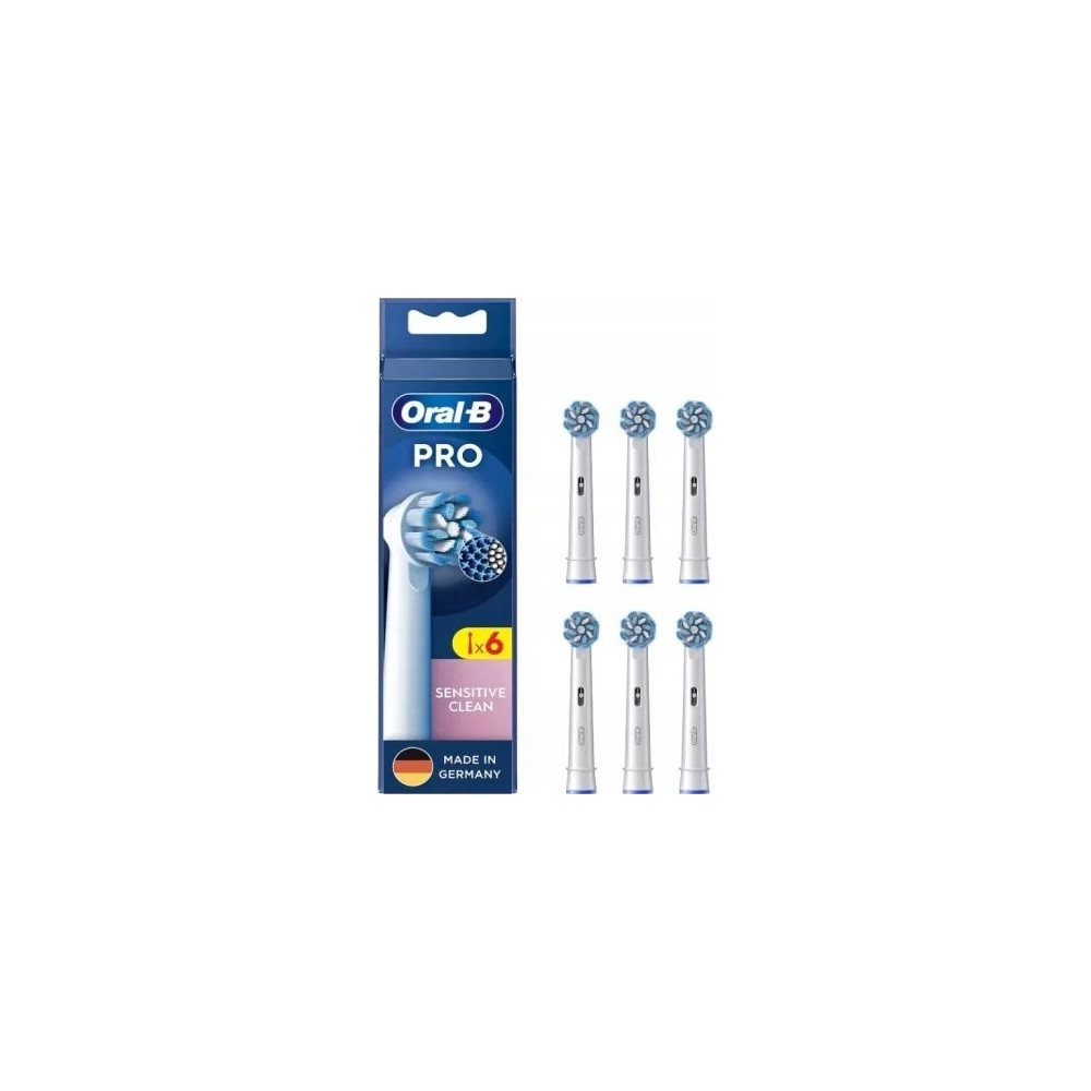 Produktbild för Oral-B Sensitive Clean , 6 styck, Vit, 3 månad (er), Extra m...