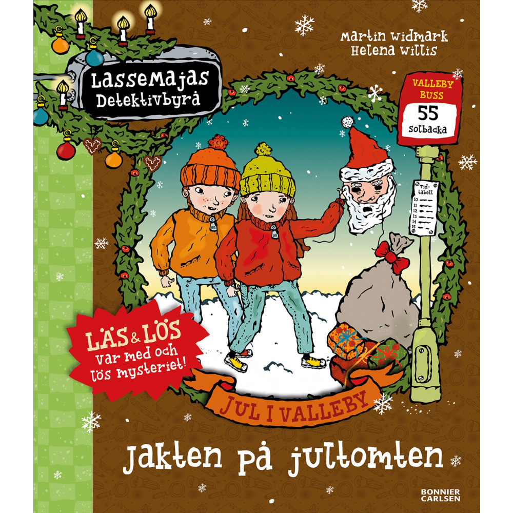 Produktbild för Jul i Valleby. Jakten på jultomten (inbunden)