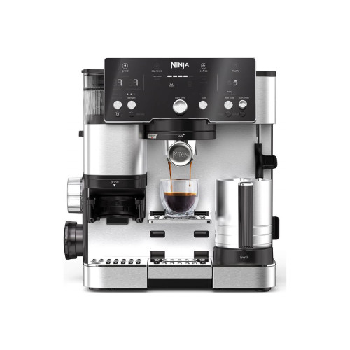 Ninja Ninja Luxe Café Essential ES501EU - automatisk kaffekokare med mjölkskummare - silver