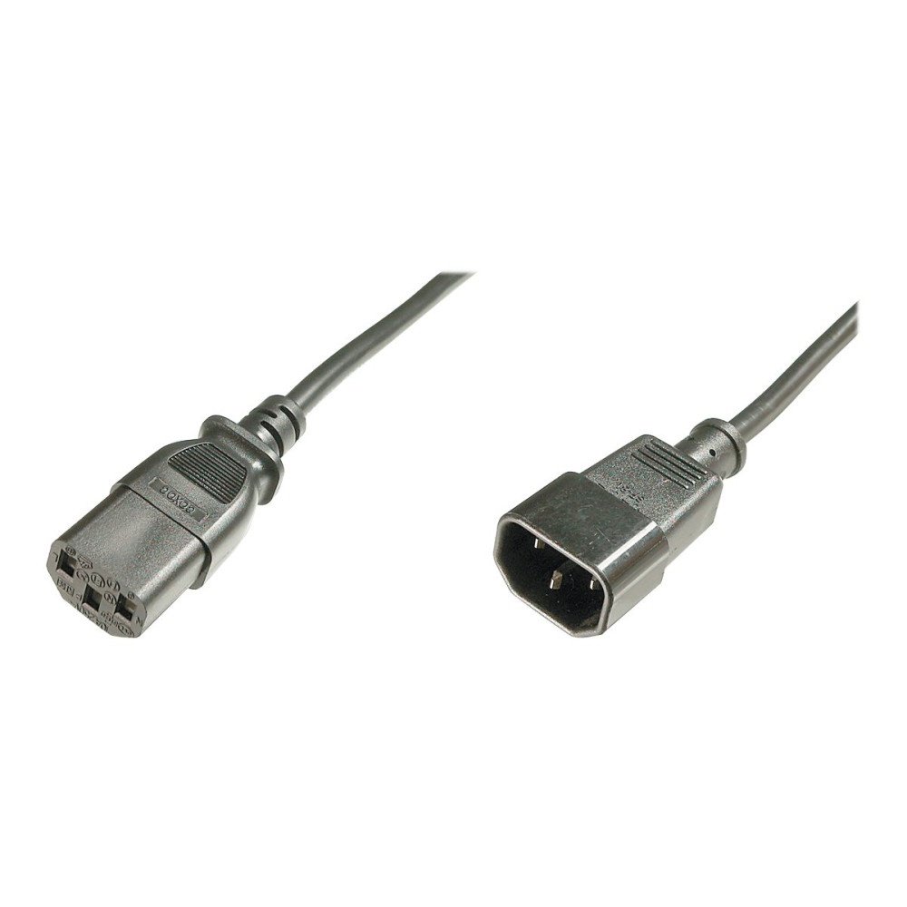 Produktbild för ASSMANN - förlängningskabel för ström - IEC 60320 C14 till power IEC 60320 C13 - 1.2 m