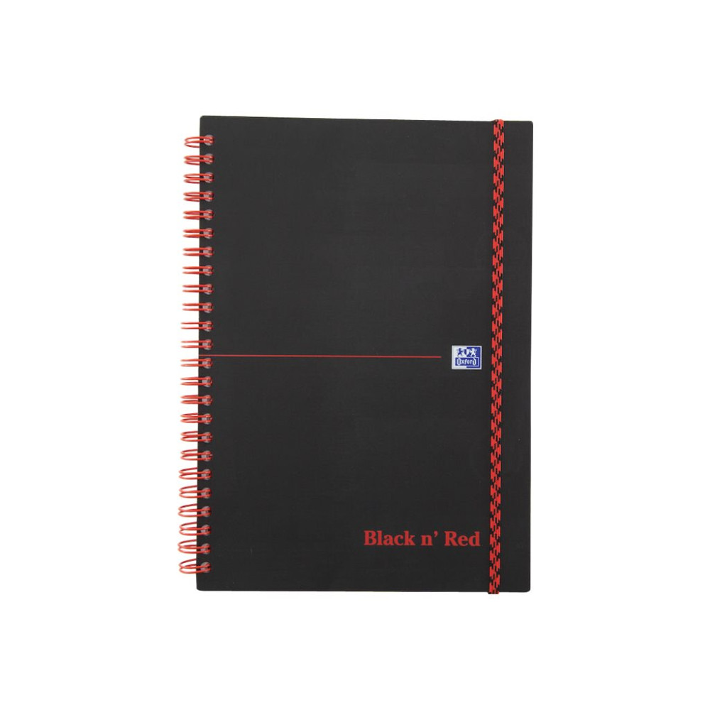 Produktbild för Oxford Black n' Red - anteckningsblock - A5 - 70 ark