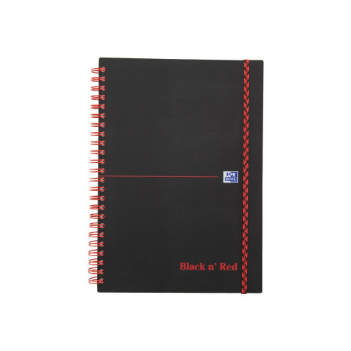 Oxford Oxford Black n' Red - anteckningsblock - A5 - 70 ark