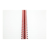 Produktbild för Oxford Black n' Red - anteckningsblock - A5 - 70 ark