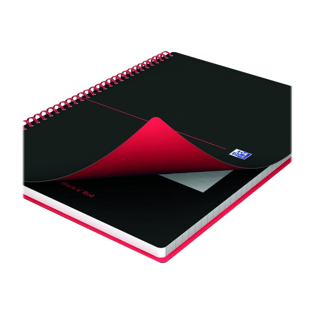 Produktbild för Oxford Black n' Red - anteckningsblock - A5 - 70 ark