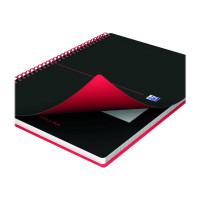 Produktbild för Oxford Black n' Red - anteckningsblock - A5 - 70 ark