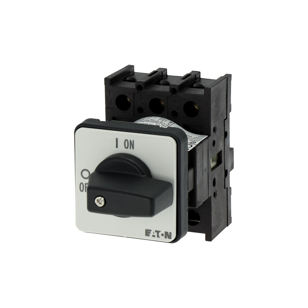 Produktbild för Eaton P1-25/E, Toggle switch, 3P, Svart, Vit, IP65, 48 mm, 4...