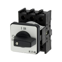 Produktbild för Eaton P1-25/E, Toggle switch, 3P, Svart, Vit, IP65, 48 mm, 4...