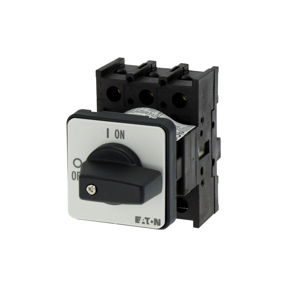 Produktbild för Eaton P1-25/E, Toggle switch, 3P, Svart, Vit, IP65, 48 mm, 4...