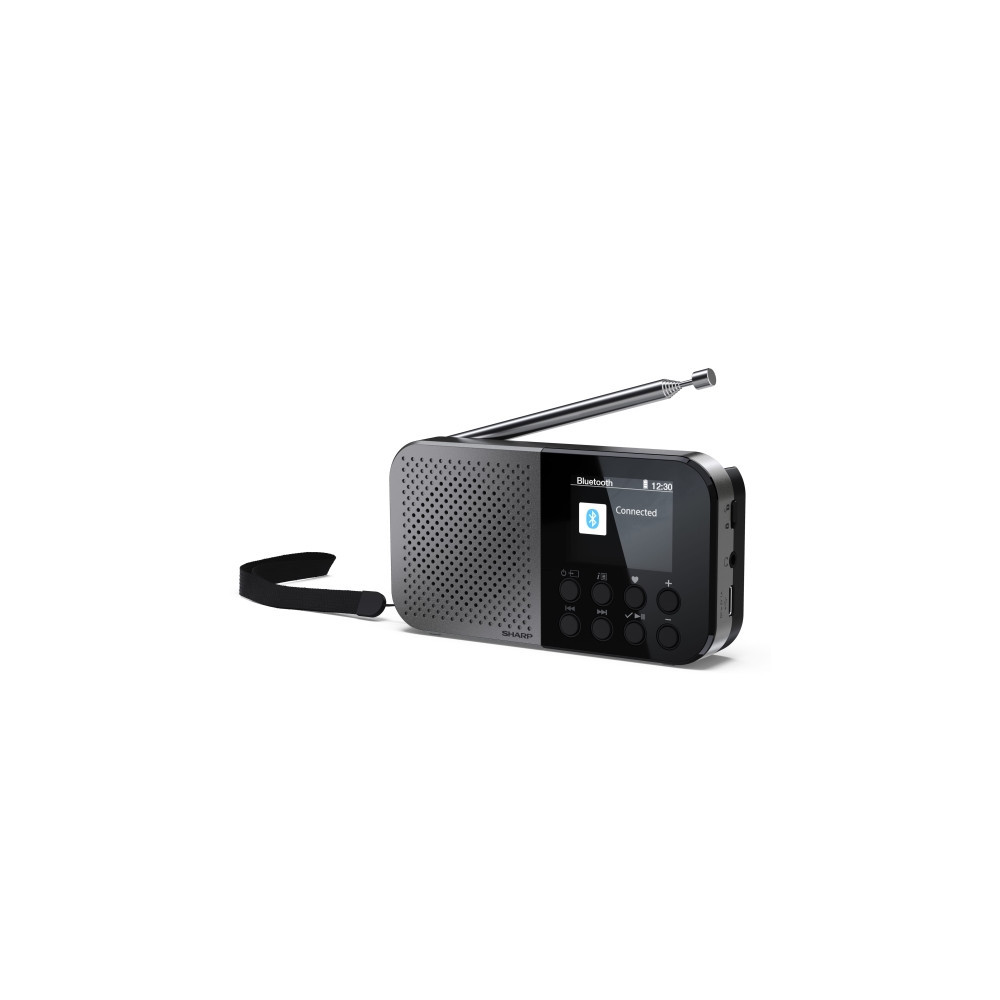 Produktbild för Sharp DR-P520, Personal, Digital, DAB, DAB+, FM, AAC, 5,08 (Öppnad)