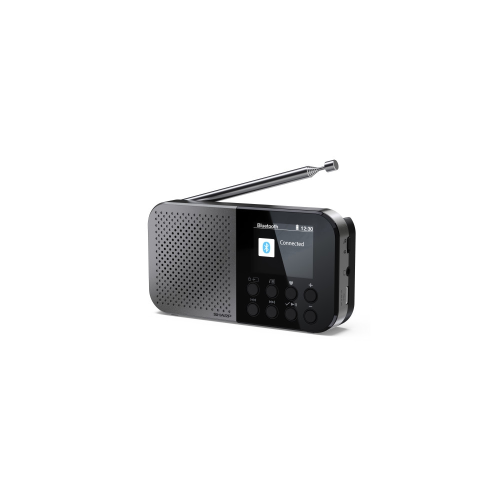 Produktbild för Sharp DR-P520, Personal, Digital, DAB, DAB+, FM, AAC, 5,08 (Öppnad)