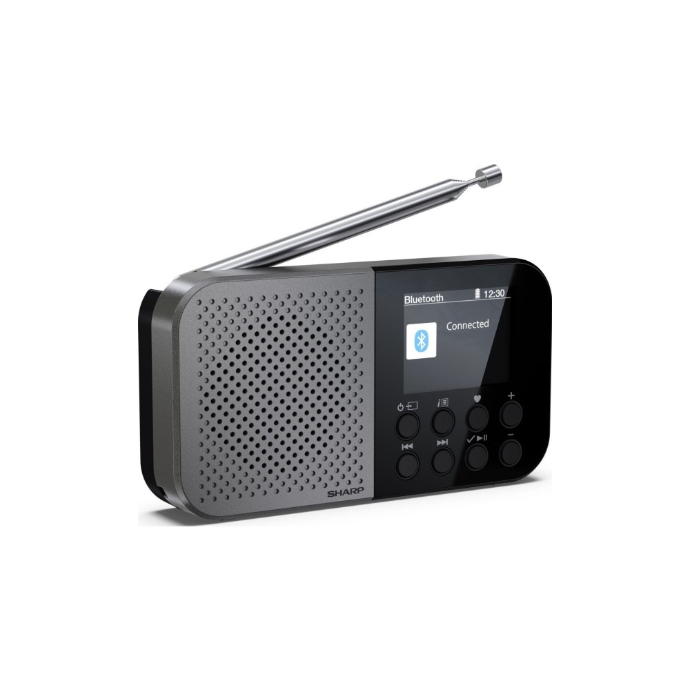 Produktbild för Sharp DR-P520, Personal, Digital, DAB, DAB+, FM, AAC, 5,08 (Öppnad)