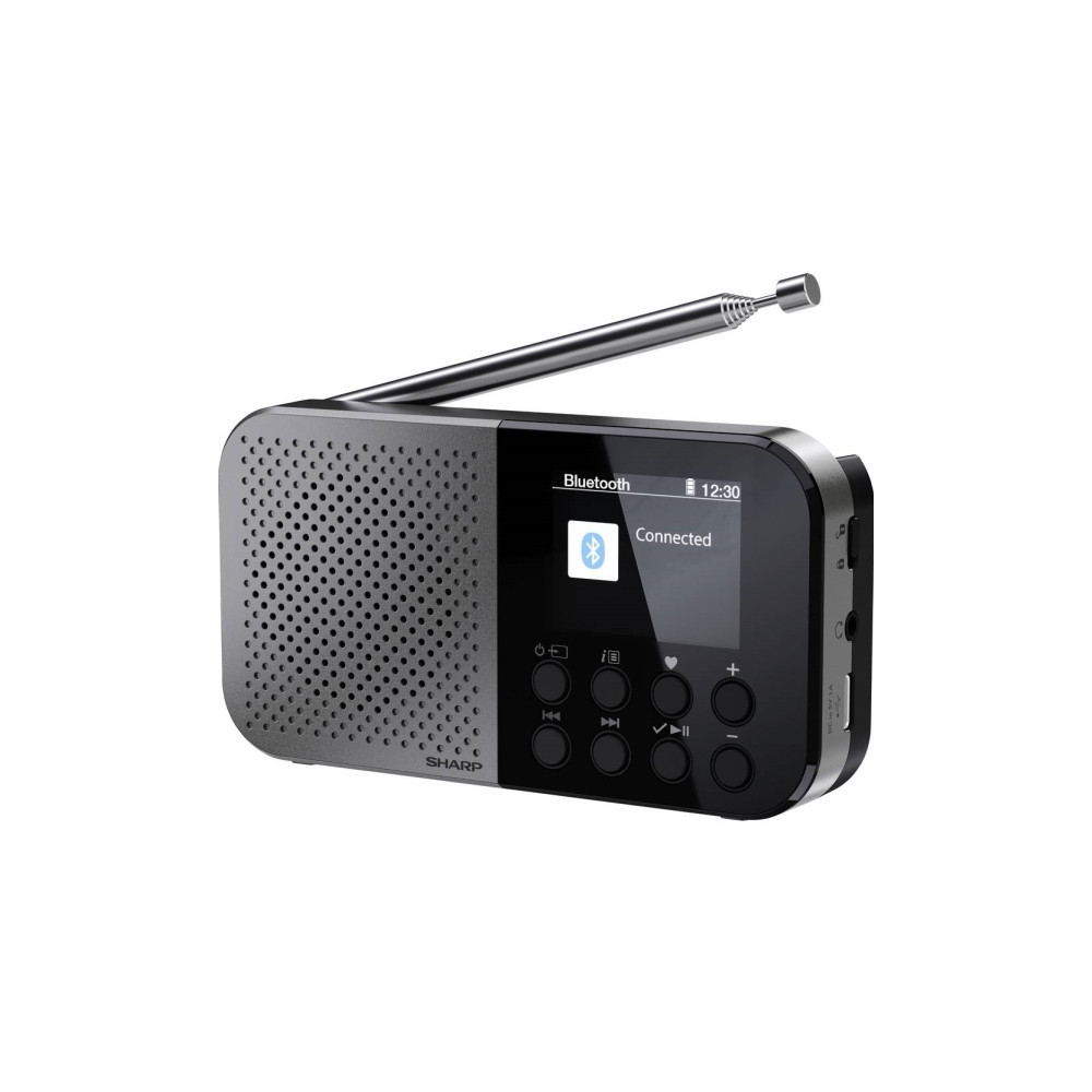 Produktbild för Sharp DR-P520, Personal, Digital, DAB, DAB+, FM, AAC, 5,08 (Öppnad)