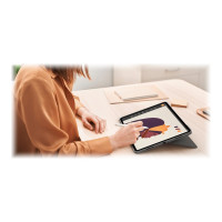 Produktbild för Logitech Combo Touch - tangentbord och foliefodral - med pekdyna - QWERTY - hela norden - oxford-grå Inmatningsenhet