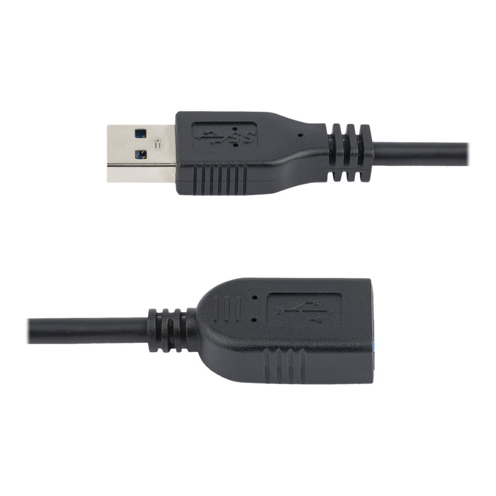 Produktbild för StarTech.com USB 3.0 A-till-A förlängningskabel – 15 cm, svart - USB-förlängningskabel - USB typ A till USB typ A - 15.2 cm