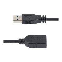 Produktbild för StarTech.com USB 3.0 A-till-A förlängningskabel – 15 cm, svart - USB-förlängningskabel - USB typ A till USB typ A - 15.2 cm