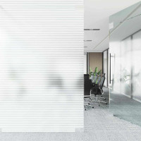 Produktbild för Självhäftande Fönsterfilm Frostade ränder 60 x 2000 cm PVC