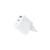 Produktbild för GEMBIRD GEMBIRD GaN 2-portars USB-snabbladdare 65W USB typ C...