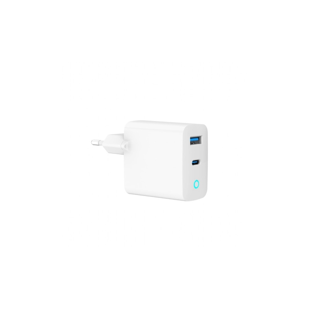 Produktbild för GEMBIRD GEMBIRD GaN 2-portars USB-snabbladdare 65W USB typ C...