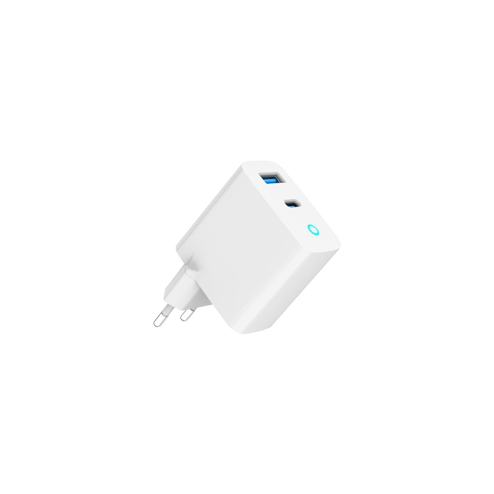 Produktbild för GEMBIRD GEMBIRD GaN 2-portars USB-snabbladdare 65W USB typ C...