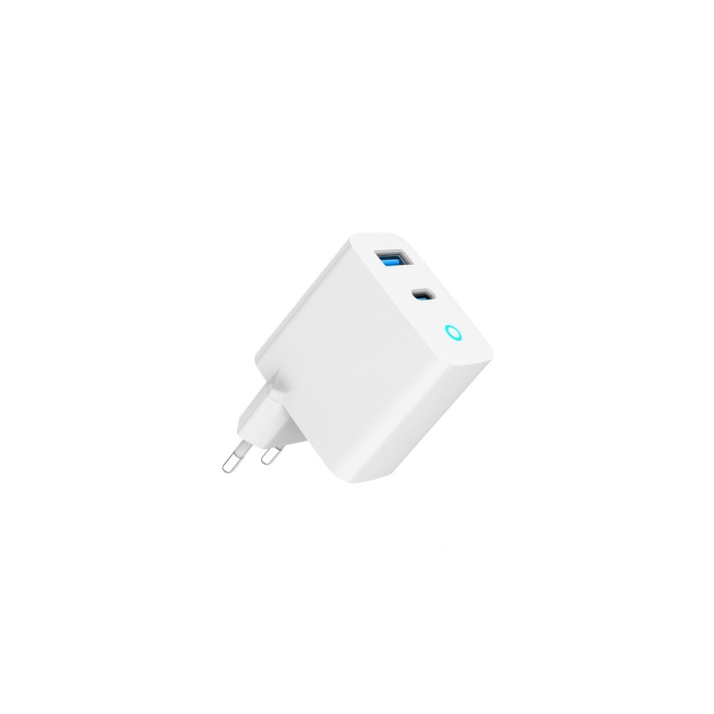 Produktbild för GEMBIRD GEMBIRD GaN 2-portars USB-snabbladdare 65W USB typ C...
