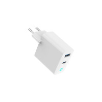Produktbild för GEMBIRD GEMBIRD GaN 2-portars USB-snabbladdare 65W USB typ C...