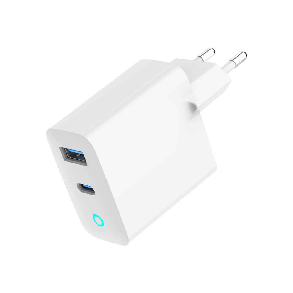 Produktbild för GEMBIRD GEMBIRD GaN 2-portars USB-snabbladdare 65W USB typ C...