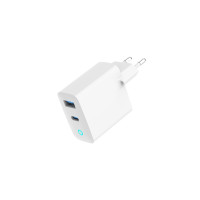 Produktbild för GEMBIRD GEMBIRD GaN 2-portars USB-snabbladdare 65W USB typ C...