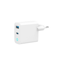 Produktbild för GEMBIRD GEMBIRD GaN 2-portars USB-snabbladdare 65W USB typ C...