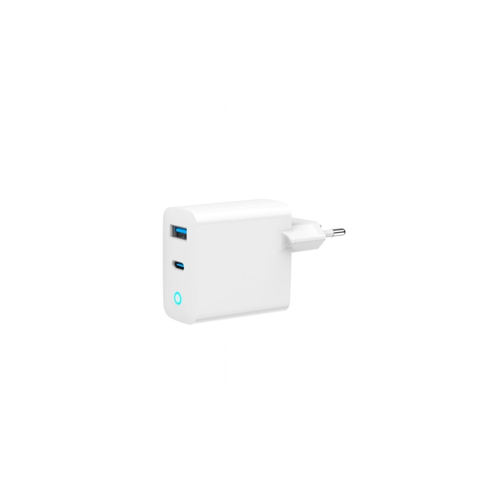 Produktbild för GEMBIRD GEMBIRD GaN 2-portars USB-snabbladdare 65W USB typ C...