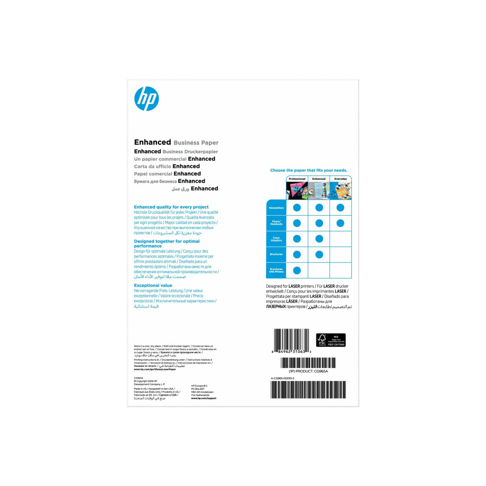 Produktbild för HP Professional Glossy Paper - fotopapper - blank - 150 ark - A4 - 150 g/m²