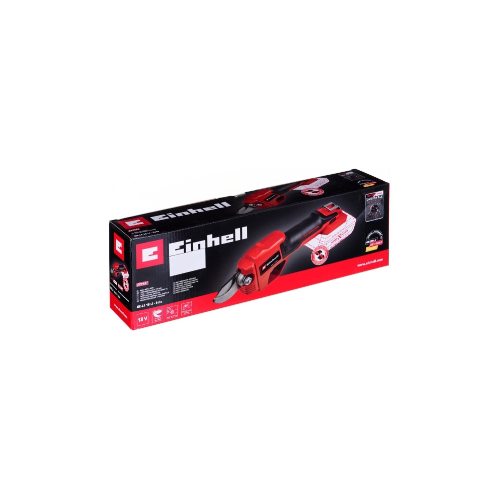 Produktbild för Einhell GE-LS 18 Li-Solo, Plast, Svart, Röd, 355 mm, 2,8 cm,...