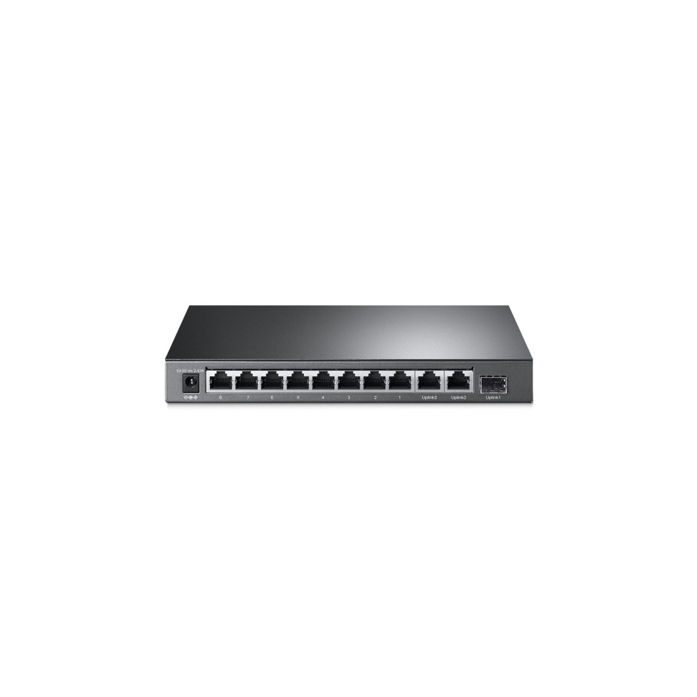 Produktbild för TP-LINK TL-SG1210MP, Ohanterad, Gigabit Ethernet (10/100/100...