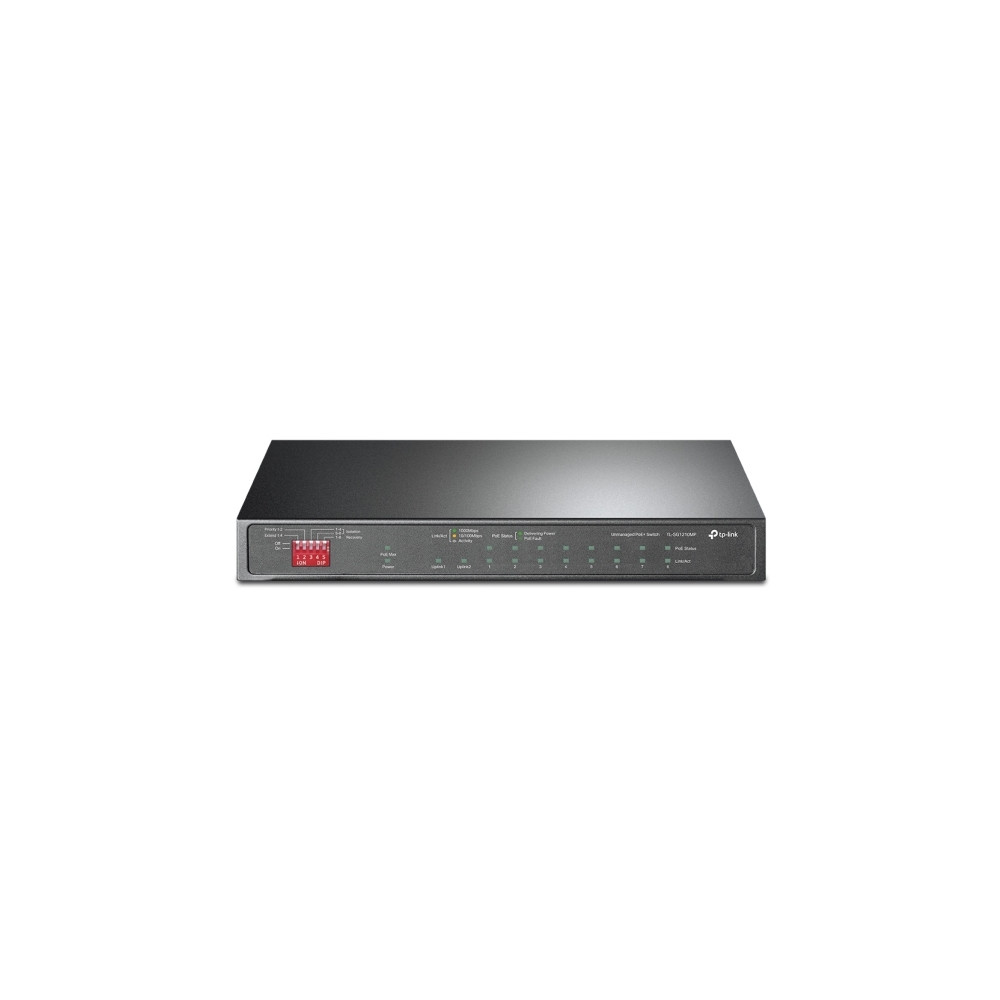 Produktbild för TP-LINK TL-SG1210MP, Ohanterad, Gigabit Ethernet (10/100/100...