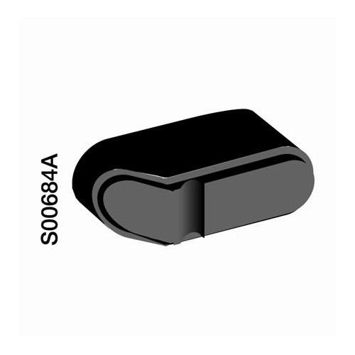 ABB ABB 1SCA108252R1001, Handtag, Svart, Röd, 16 mm, 10 mm, 37 m...