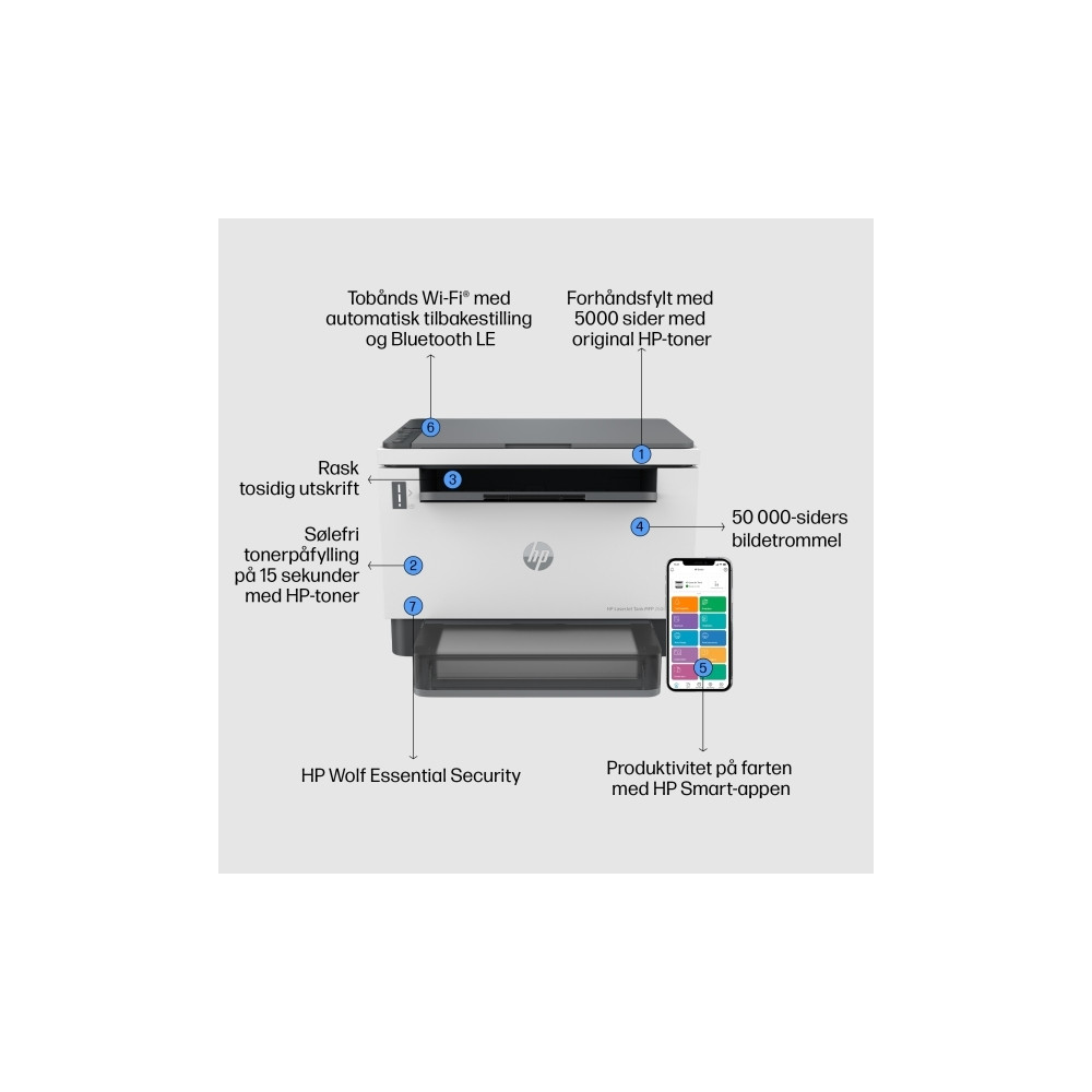 Produktbild för HP LaserJet Tank MFP 2604dw