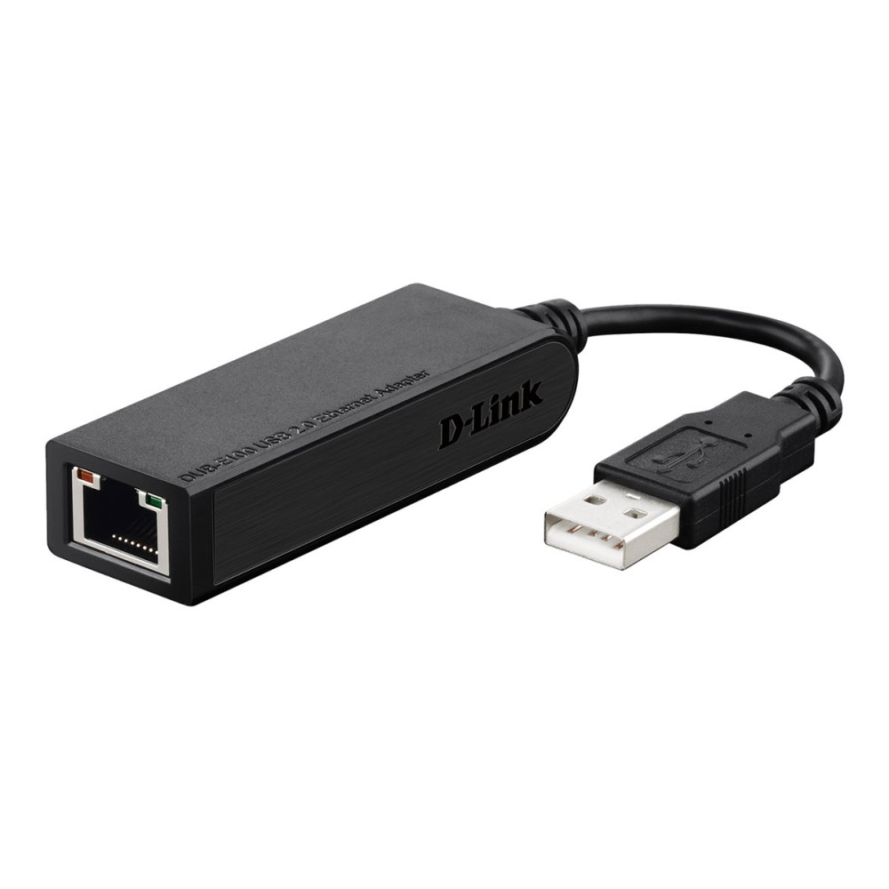 Produktbild för D-Link DUB-E100 - nätverksadapter - USB 2.0 - 10/100 Ethernet