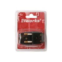 Produktbild för Elworks - elkontakt - 2-polig